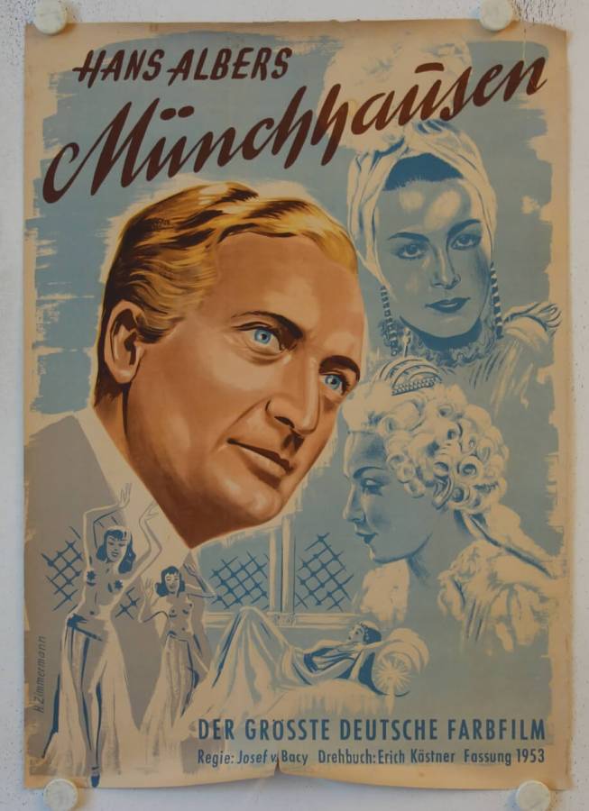 Münchhausen originales deutsches Filmplakat (R52)